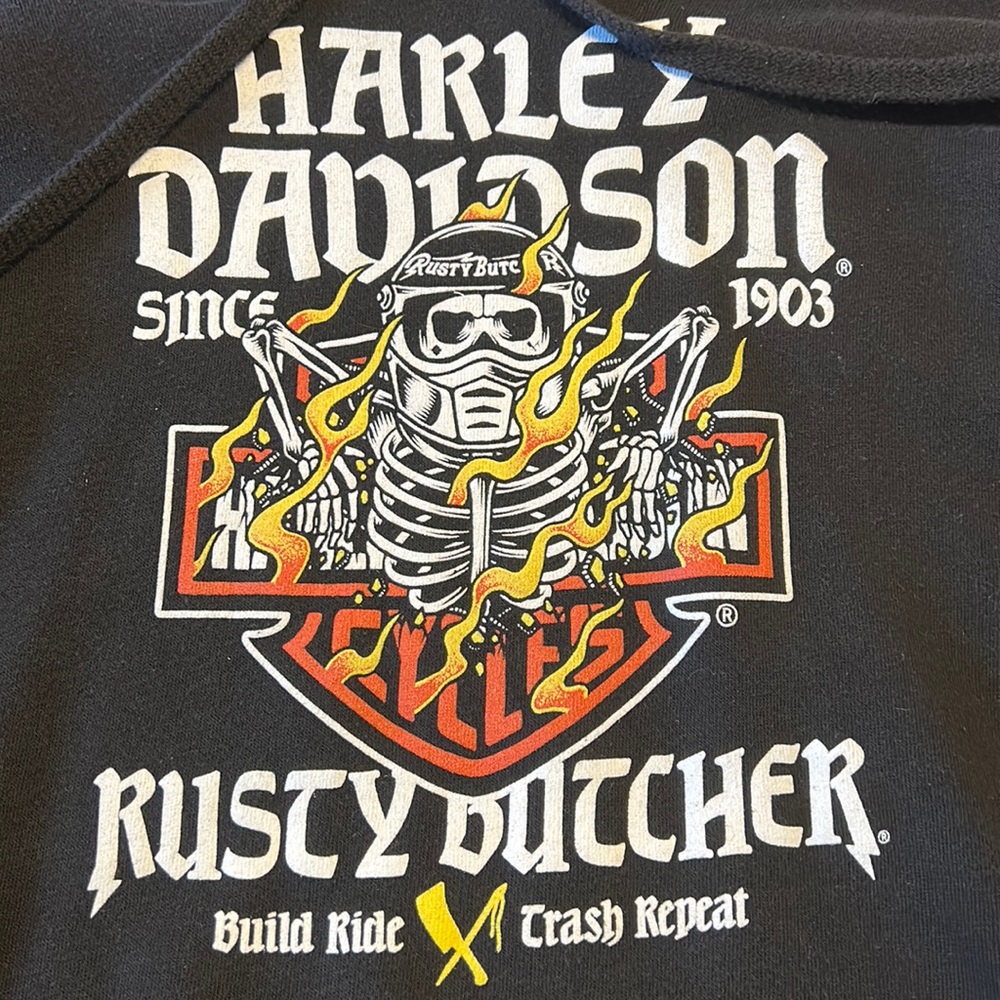 Cropped Harley sweatshirt